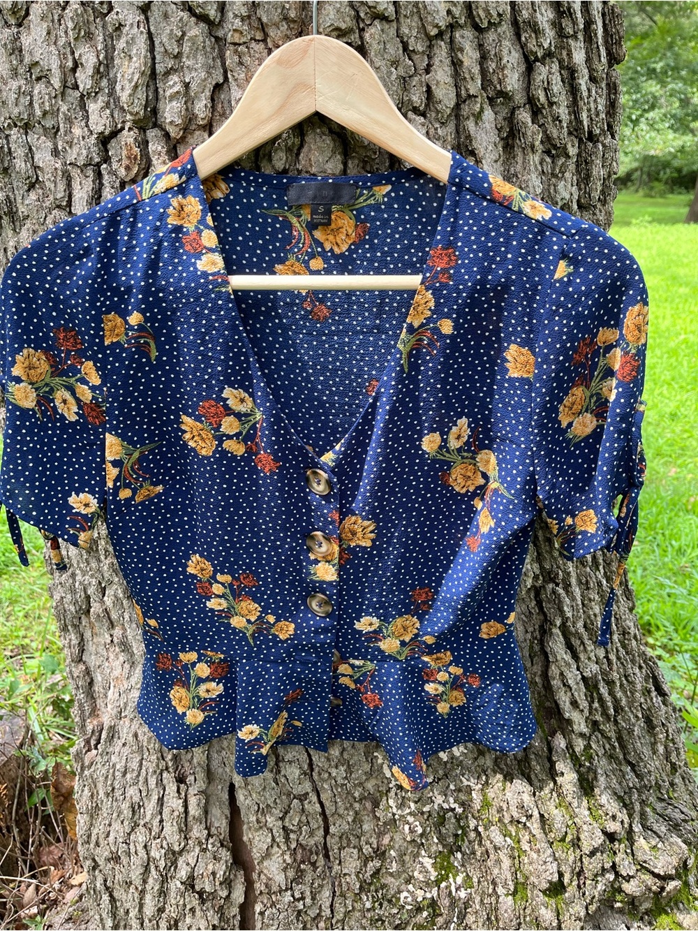 ⭐️Nine Polka Dot Blouse in size S